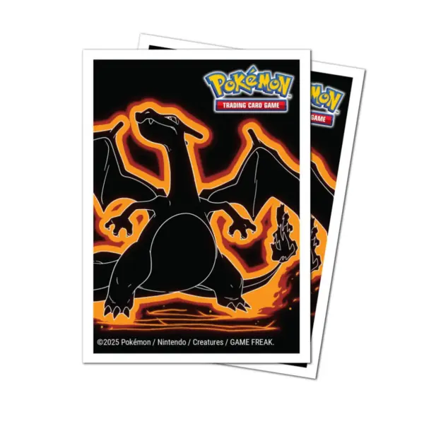 Up - Neon Kanto 105Ct Apex Deck Protector Sleeves Charizard For Pokémon