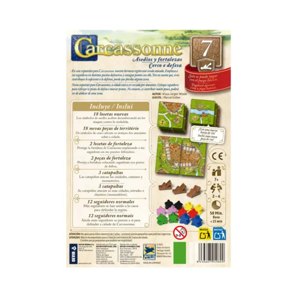 Carcassonne - Cerco E Defesa