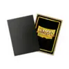 Dragon Shield Sleeves - Standard Size - Matte Dual - Black &Amp; Gold (100 Sleeves)