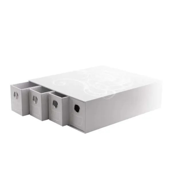 Dragon Shield Storage - Card Drawers Fortress - Horizontal - 4 - White