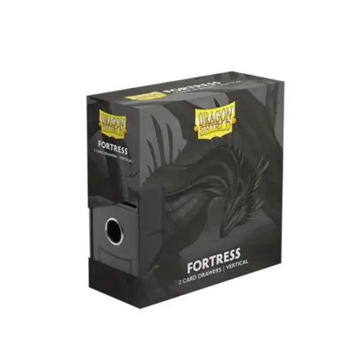 Dragon Shield Storage - Card Drawers Fortress - Vertical - 2 - Black