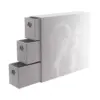 Dragon Shield Storage - Card Drawers Fortress - Vertical - 3 Xl - White