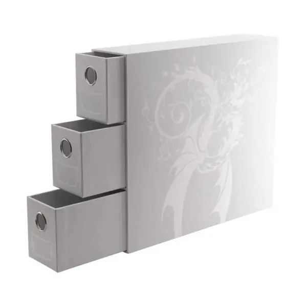 Dragon Shield Storage - Card Drawers Fortress - Vertical - 3 Xl - White