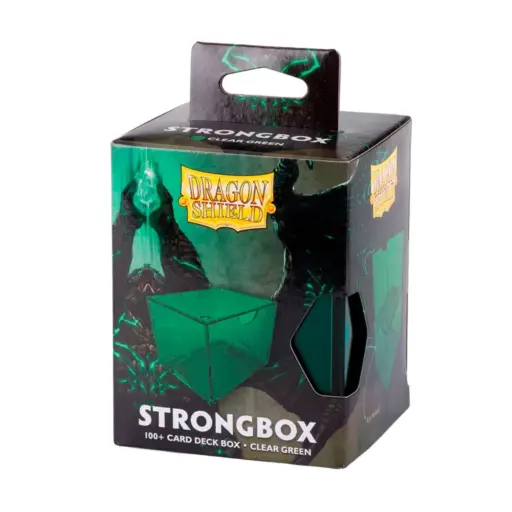 Dragon Shield Strongbox Box - Clear Green