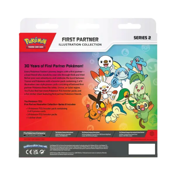 Pokémon First Partner Illustration Collections Series 2 Back Pokémon First Partner Illustration Collections Series 2