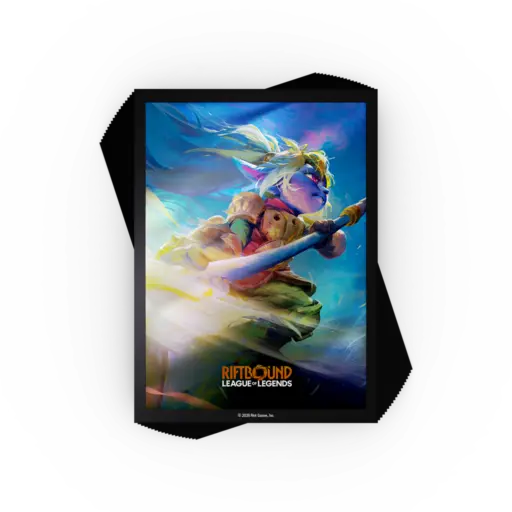 Riftbound League of Legends TCG - Unleashed Art Sleeves Poppy, Keeper of the Hammer