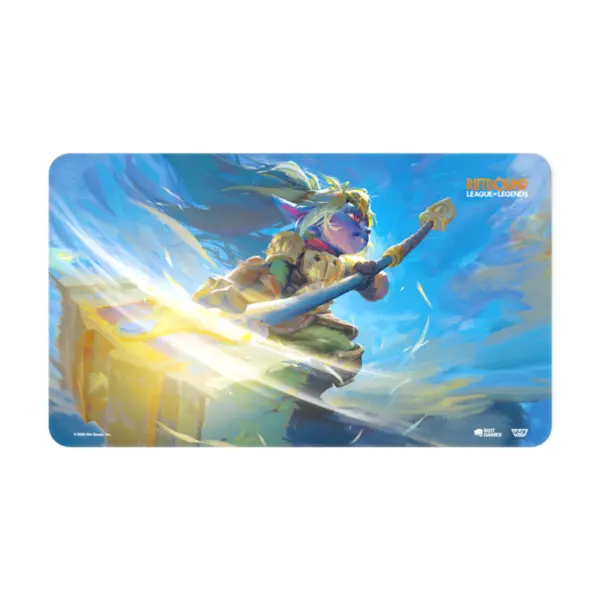 Riftbound League Of Legends Tcg - Unleashed Playmat Poppy, Keeper Of The Hammer Riftbound: League Of Legends Tcg - Unleashed Playmat: Poppy, Keeper Of The Hammer