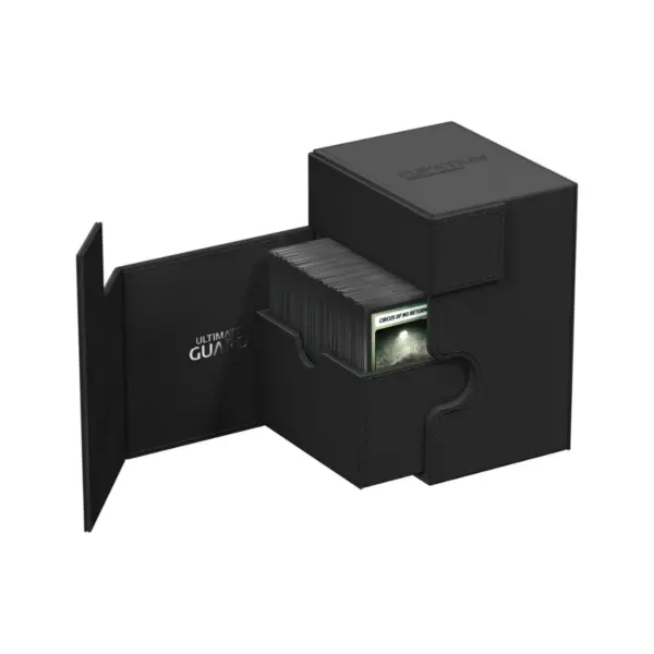Ultimate Guard Flip'N'Tray 133+ Xenoskin - Black Open 2 Ultimate Guard Flip'N'Tray 133+ Xenoskin - Black