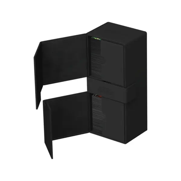 Ultimate Guard Twin Flip'N'Tray 266+ Xenoskin - Black Open 3 Ultimate Guard Twin Flip'N'Tray 266+ Xenoskin - Black