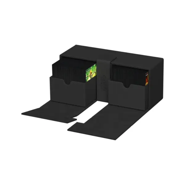 Ultimate Guard Twin Flip'N'Tray 266+ Xenoskin - Black Open 4 Ultimate Guard Twin Flip'N'Tray 266+ Xenoskin - Black