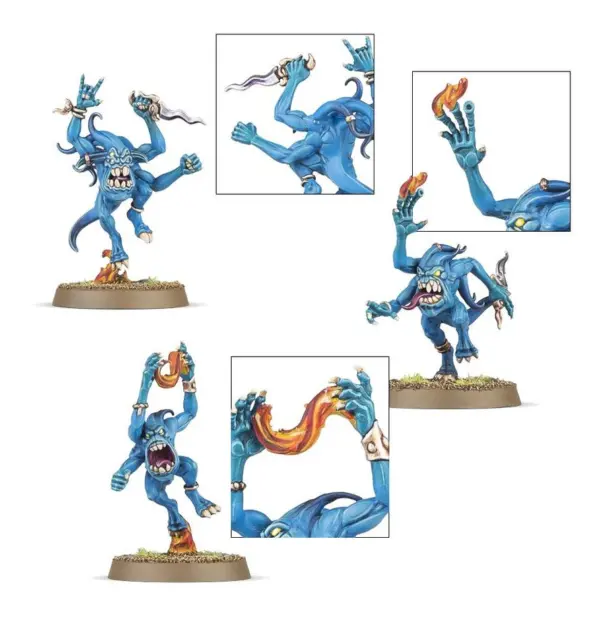 Warhammer Aos - Blue Horrors Detail Warhammer Aos - Blue Horrors