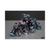 Chessex Brush Dark Side/blue 12mm d6 Dice Block (36 dice)