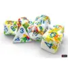 Chessex Brush Polyhedral Breezy/Blue 7-Die Set