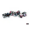Chessex Brush Polyhedral Dark SideBlue 7-Die Set Chessex Brush Polyhedral Dark Side/Blue 7-Die Set
