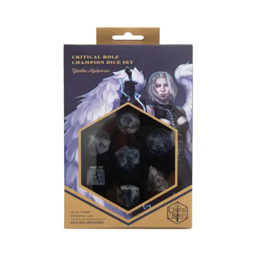 Critical Role Champion Dice Set Yasha Nydoorin