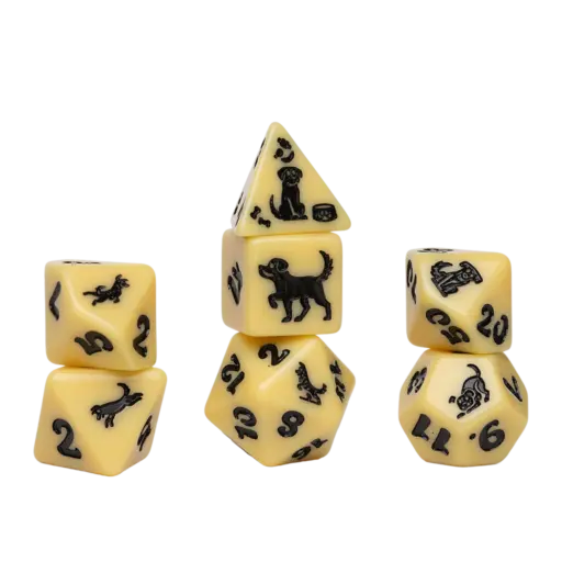 Sirius Dice Animal Dice Set Golden Pup