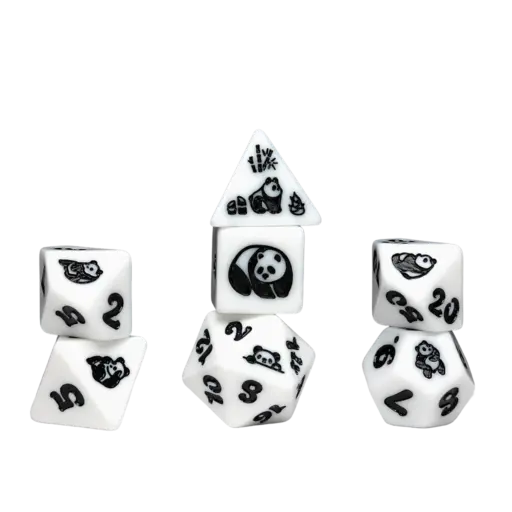 Sirius Dice Animal Dice Set Moon Panda
