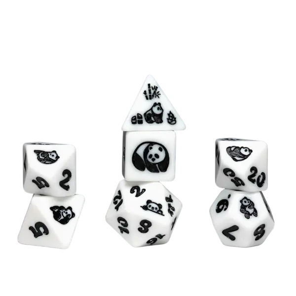 Sirius Dice Animal Dice Set Moon Panda
