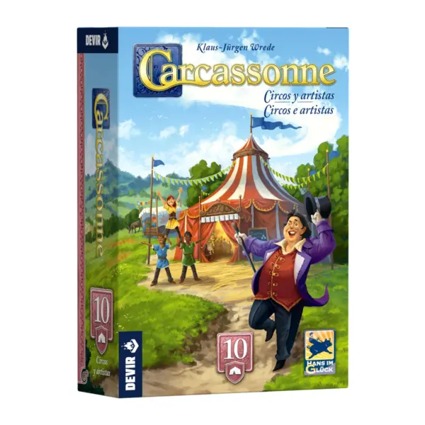 Carcassonne Circos E Artistas Carcassonne: Circos E Artistas