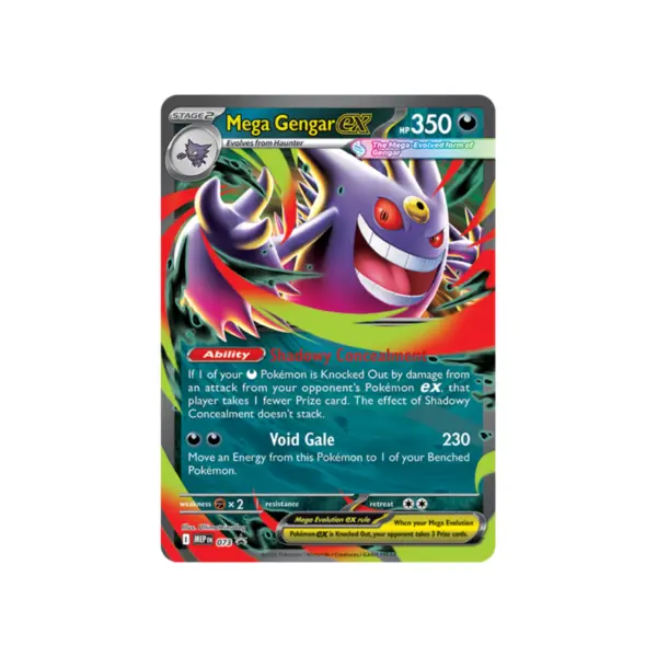 Pokémon Mega Moonlit Tin - Mega Gengar Ex Promo Pokémon Mega Moonlit Tin - Mega Gengar Ex