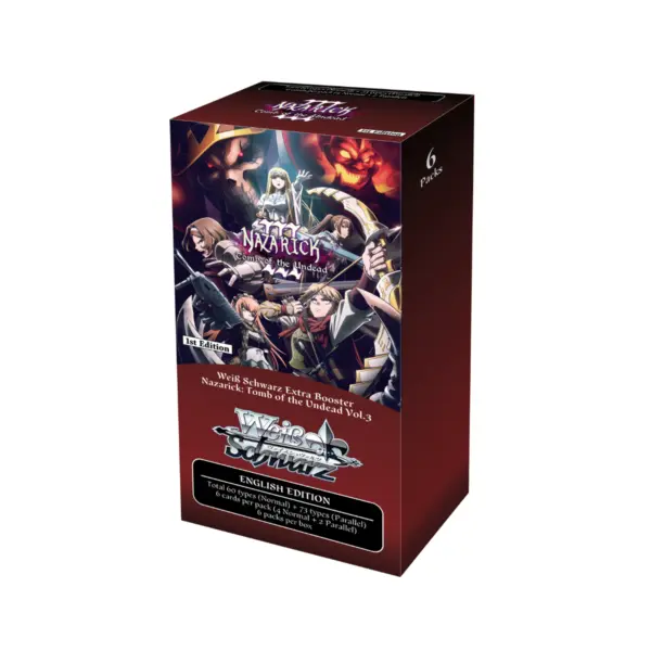 Weiß Schwarz - Nazarick Tomb Of The Undead Vol.3 Extra Booster Display (6 Packs) - En Weiß Schwarz - Nazarick: Tomb Of The Undead Vol.3 Extra Booster Display (6 Packs) - En