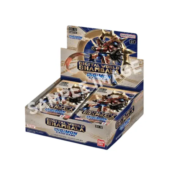 Digimon Card Game - Digital World Shambala Ex-12 Extra Booster Display (24 Packs) - En Digimon Card Game - Digital World Shambala Ex-12 Extra Booster Display (24 Packs) - En