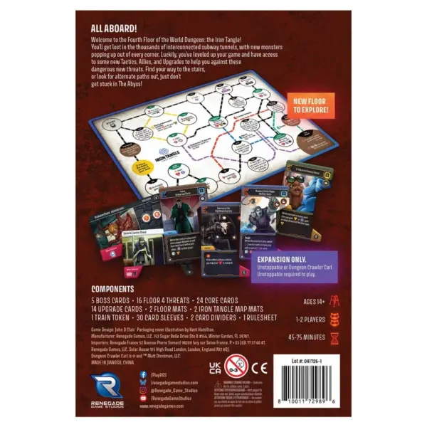 Dungeon Crawler Carl Unstoppable Iron Tangle Expansion - En