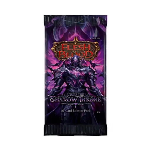 Flesh &Amp; Blood Tcg - Usurp The Shadow Throne Booster Pack - En