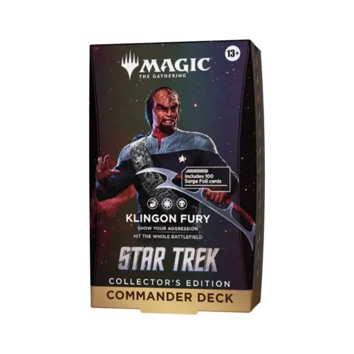 Mtg Star Trek Commander Deck Collector'S Edition - Klingon Fury - En