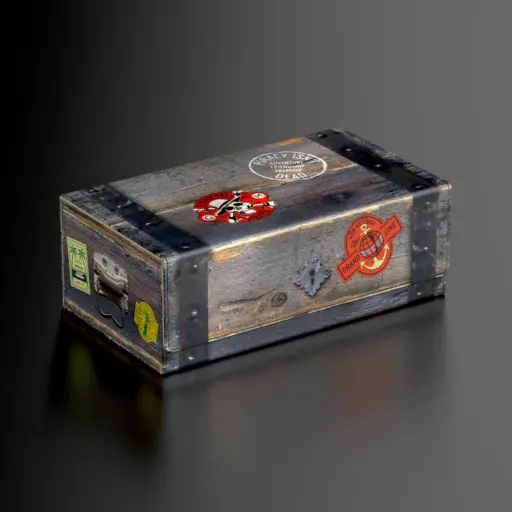 Squaroes Collectors Case 800 One Piece - Wooden Chest