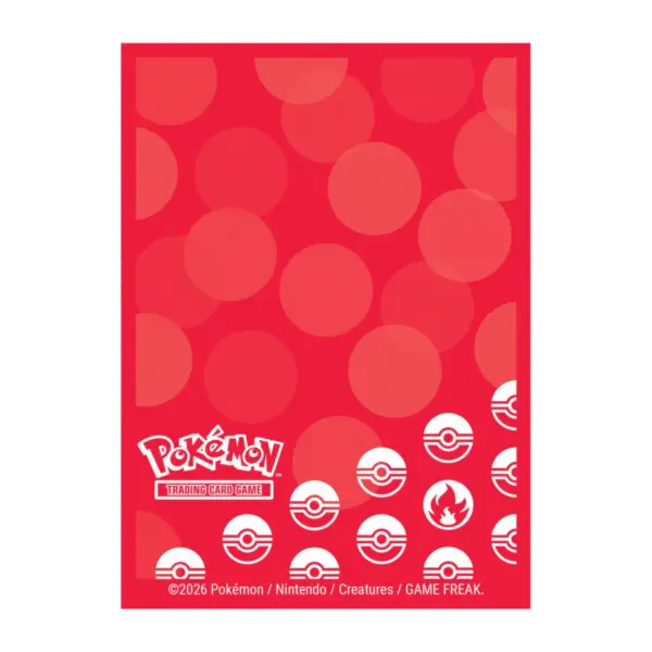 Up - Energy - Fire Type 65Ct Deck Protector Sleeves For Pokémon