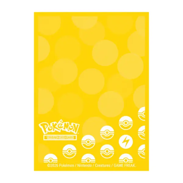 Up - Energy - Lightning Type 65Ct Deck Protector Sleeves For Pokémon
