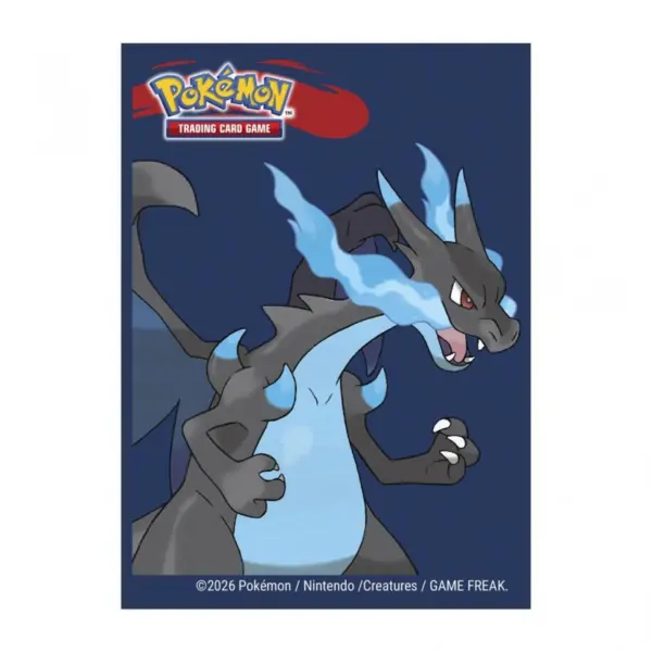 Up - Mega Charizard X 65Ct Deck Protector Sleeves For The Pokémon Trading Card Game Sleeve Up - Mega Charizard X 65Ct Deck Protector Sleeves For The Pokémon Trading Card Game
