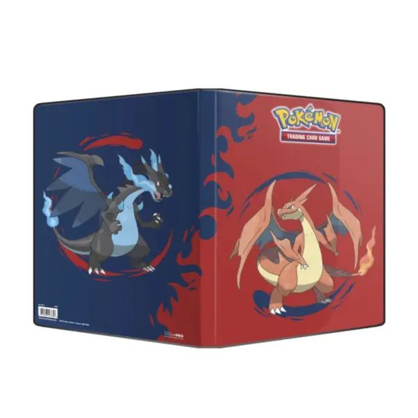 Up - Mega Charizard X And Mega Charizard Y 9-Pocket Portfolio For The Pokémon Trading Card Game Open Up - Mega Charizard X And Mega Charizard Y 9-Pocket Portfolio For The Pokémon Trading Card Game