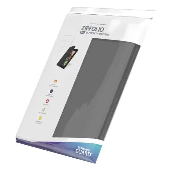 Ultimate Guard Zipfolio 360 18-Pocket  Xenoskin - Grey