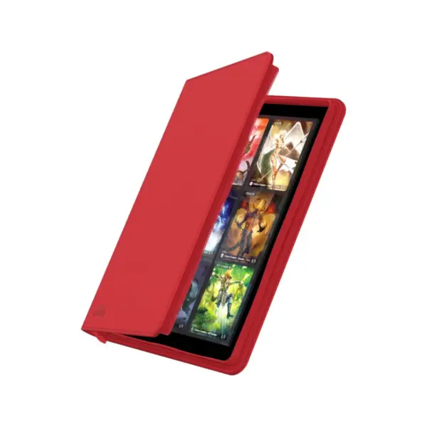 Ultimate Guard Zipfolio 360 18-Pocket Xenoskin - Red Open Ultimate Guard Zipfolio 360 18-Pocket Xenoskin - Red