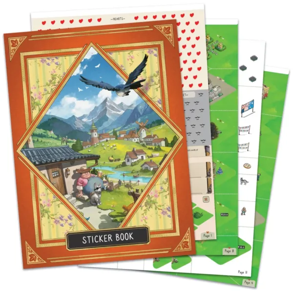 Cozy Stickerville - En - Sticker Book