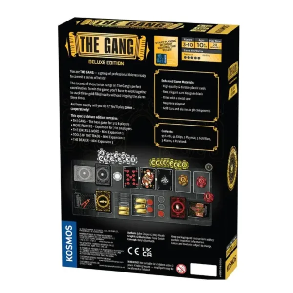 The Gang: Deluxe Edition - Back Of Box