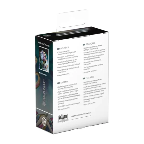 Ultimate Guard Art Sleeves Magic: The Gathering &Quot;Reality Fracture&Quot; - Vindictive Triumph - Box Backside