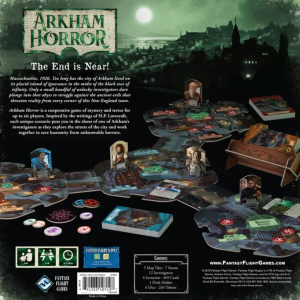 Arkham Horror 3Rd Edition - En - Back