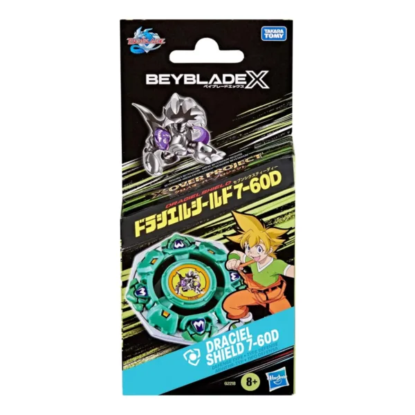 Beyblade X X-Over Project Draciel Shield 7-60D Pack Set - Front Cover