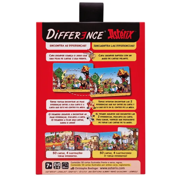 Difference Astérix - Pt - Back Cover