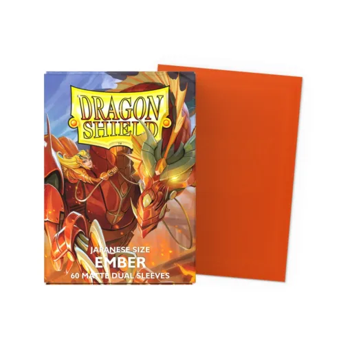 Dragon Shield Japanese Size Matte Dual Ember (60) - Box