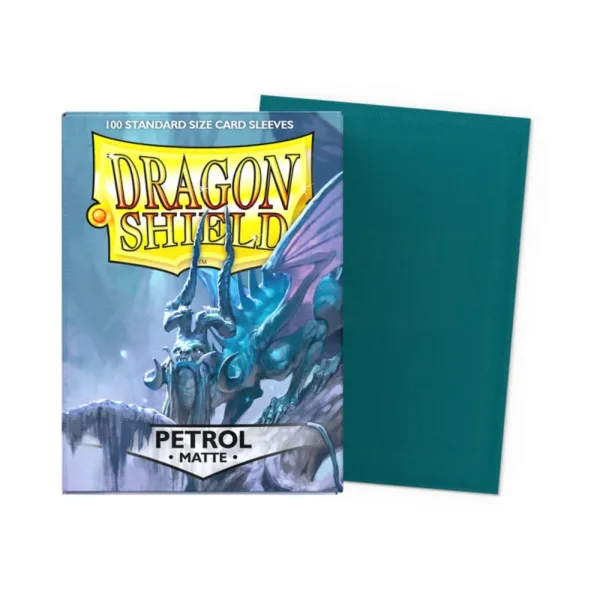 Dragon Shield Matte Sleeves - Petrol (100 Sleeves) - Box Dragon Shield Matte Sleeves - Petrol (100 Sleeves) - Box