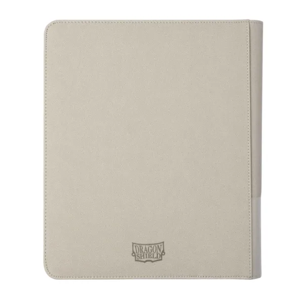 Dragon Shield Zipster Regular - Ashen White - Back Cover
