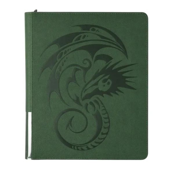 Dragon Shield Zipster Regular - Forest Green - Front Cover Dragon Shield Zipster Regular - Forest Green - Front Cover