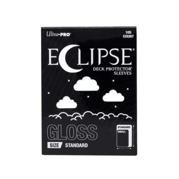 Eclipse® Gloss Standard Deck Protector® Sleeves: Arctic White - Box Eclipse® Gloss Standard Deck Protector® Sleeves: Arctic White - Box