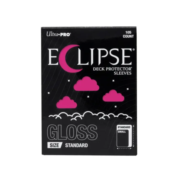 Eclipse® Gloss Standard Deck Protector® Sleeves: Hot Pink - Box Eclipse® Gloss Standard Deck Protector® Sleeves: Hot Pink - Box