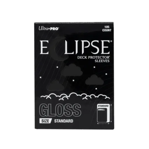 ECLIPSE® Gloss Standard DECK PROTECTOR® Sleeves: Jet Black - Box