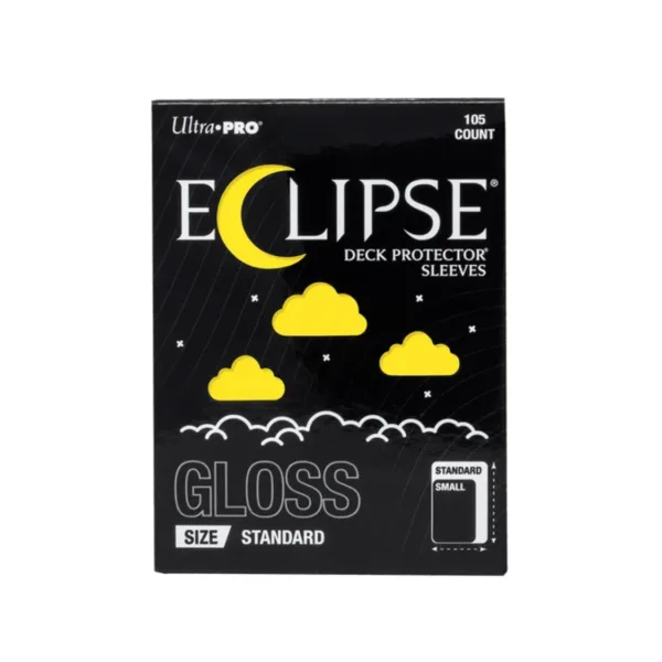 Eclipse® Gloss Standard Deck Protector® Sleeves: Lemon Yellow - Box Eclipse® Gloss Standard Deck Protector® Sleeves: Lemon Yellow - Box